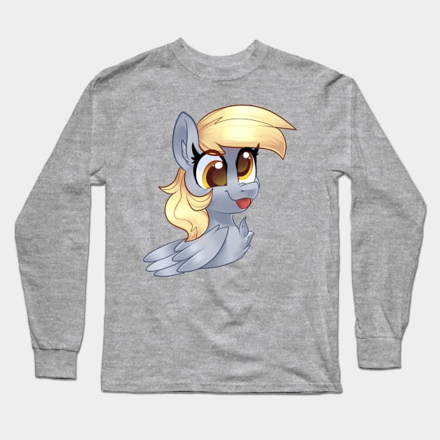 Derpy Long Sleeve T-Shirt by Baja Gryphon